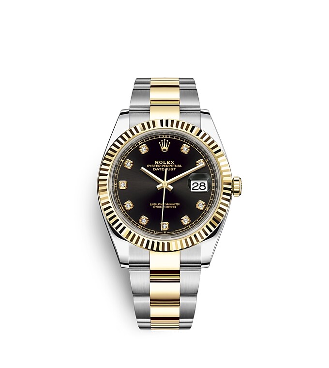 Rolex Datejust in Oystersteel and gold, m126333-0005