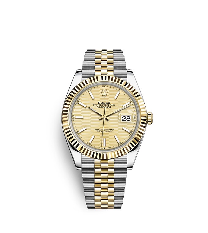 Rolex Datejust in Oystersteel and gold, m126333-0022