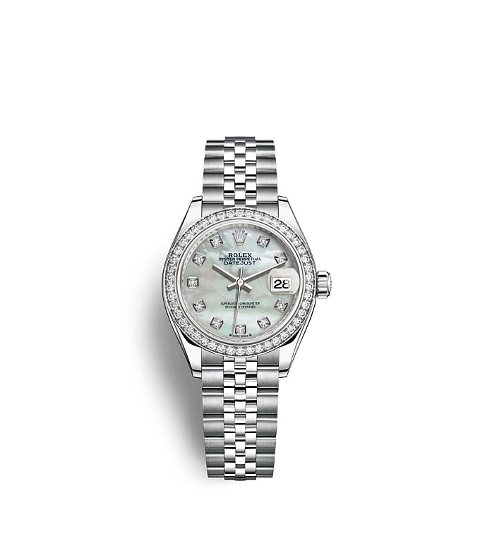 Rolex Lady-Datejust in Oystersteel, Oystersteel and gold, m279384rbr-0011