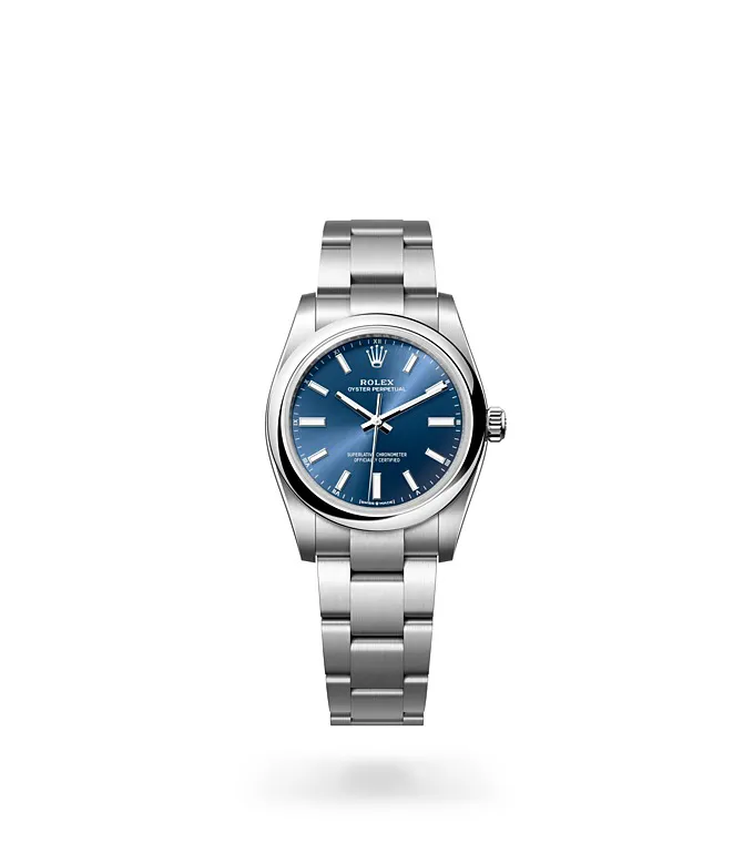 Rolex Oyster Perpetual 34 - Oyster, 34 mm, Oystersteel M124200-0003 at Knar Jewellery