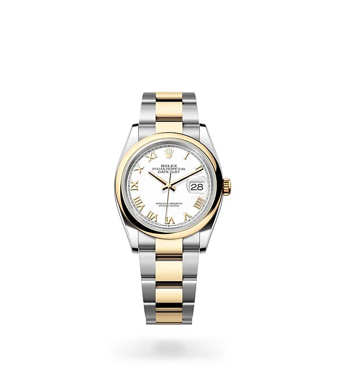 Rolex Datejust 36 - Oyster, 36 mm, Oystersteel and yellow gold M126203-0030 at Knar Jewellery