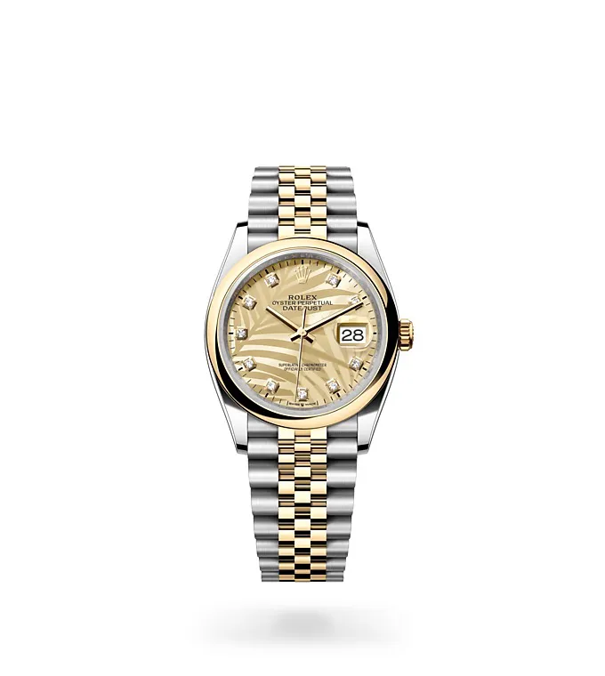 Rolex Datejust 36 - Oyster, 36 mm, Oystersteel and yellow gold M126203-0043 at Knar Jewellery