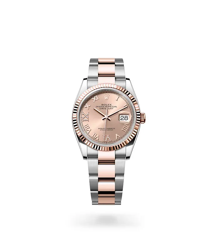 Rolex Datejust 36 - Oyster, 36 mm, Oystersteel and Everose gold M126231-0028 at Knar Jewellery