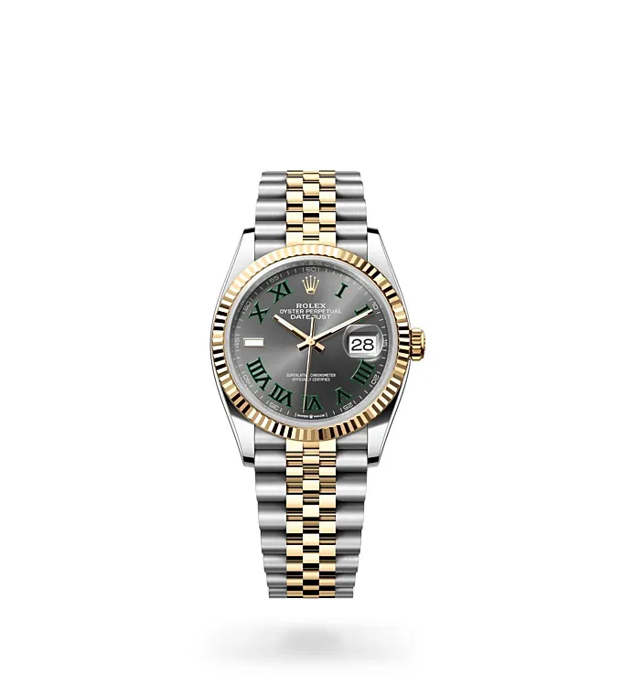 Rolex Datejust 36 - Oyster, 36 mm, Oystersteel and yellow gold M126233-0035 at Knar Jewellery