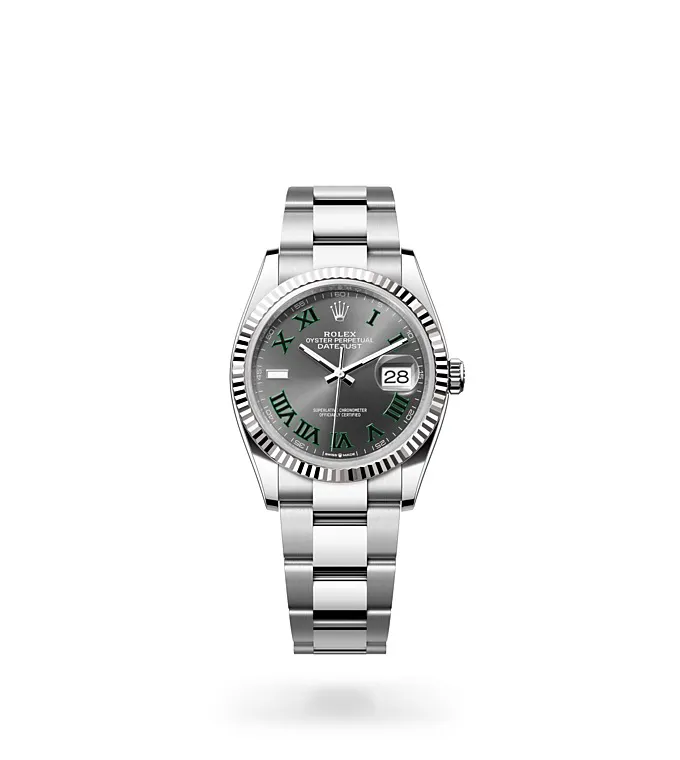 Rolex Datejust 36 - Oyster, 36 mm, Oystersteel and white gold M126234-0046 at Knar Jewellery