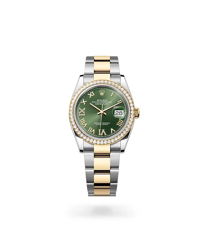 Rolex Datejust 36 - Oyster, 36 mm, Oystersteel, yellow gold and diamonds M126283RBR-0012 at Knar Jewellery