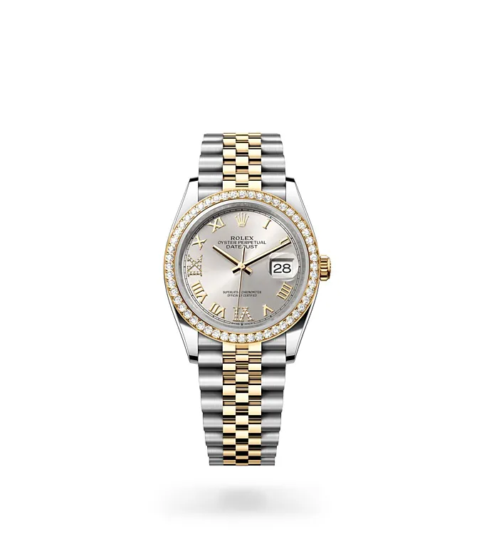 Rolex Datejust 36 - Oyster, 36 mm, Oystersteel, yellow gold and diamonds M126283RBR-0017 at Knar Jewellery