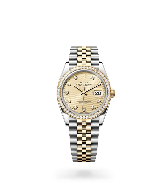 Rolex Datejust 36 - Oyster, 36 mm, Oystersteel, yellow gold and diamonds M126283RBR-0031 at Knar Jewellery