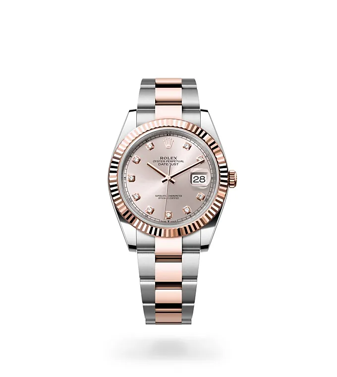 Rolex Datejust 41 - Oyster, 41 mm, Oystersteel and Everose gold M126331-0007 at Knar Jewellery