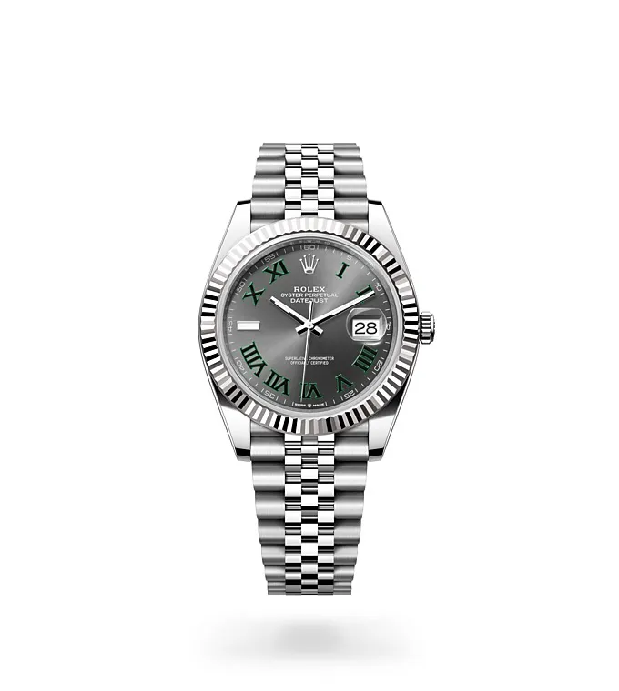 Rolex Datejust 41 - Oyster, 41 mm, Oystersteel and white gold M126334-0022 at Knar Jewellery
