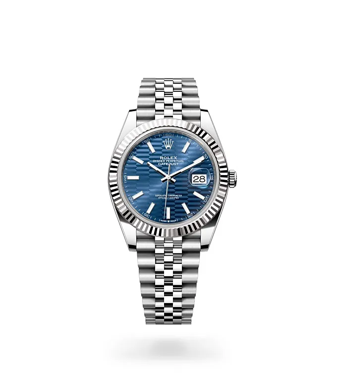 Rolex Datejust 41 - Oyster, 41 mm, Oystersteel and white gold M126334-0032 at Knar Jewellery