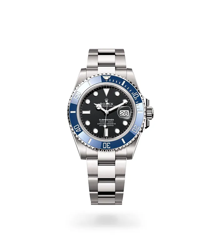 Rolex Submariner Date - Oyster, 41 mm, white gold M126619LB-0003 at Knar Jewellery