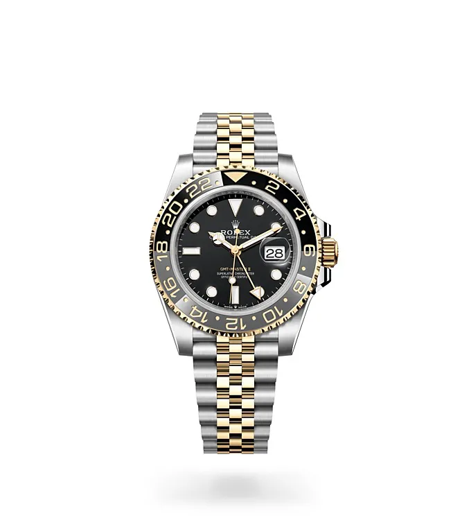Rolex GMT-Master II - Oyster, 40 mm, Oystersteel and yellow gold M126713GRNR-0001 at Knar Jewellery