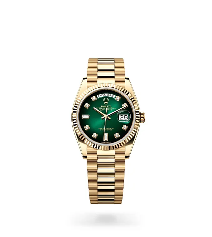 Rolex Day-Date 36 - Oyster, 36 mm, yellow gold M128238-0069 at Knar Jewellery