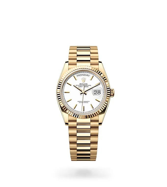 Rolex Day-Date 36 - Oyster, 36 mm, yellow gold M128238-0081 at Knar Jewellery