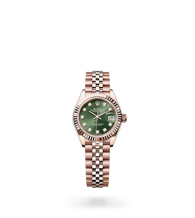 Rolex Lady-Datejust - Oyster, 28 mm, Everose gold M279175-0013 at Knar Jewellery