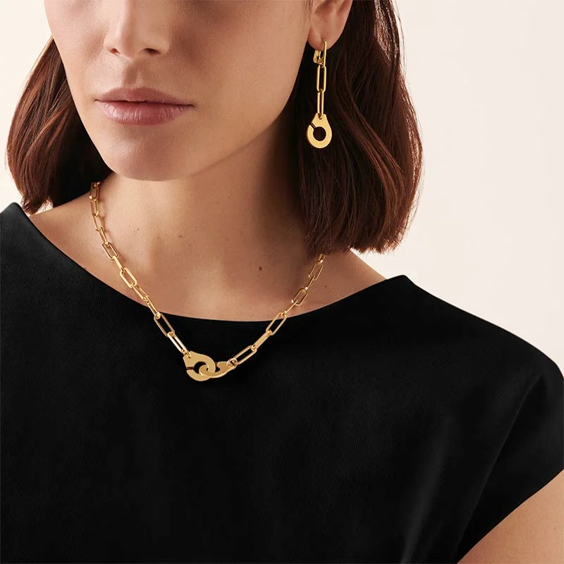dinh van Menottes R13.5 Yellow Gold Necklace | Knar Jewellery